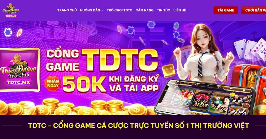 Chương trình game tặng 50K trải nghiệm hấp dẫn cho thành viên